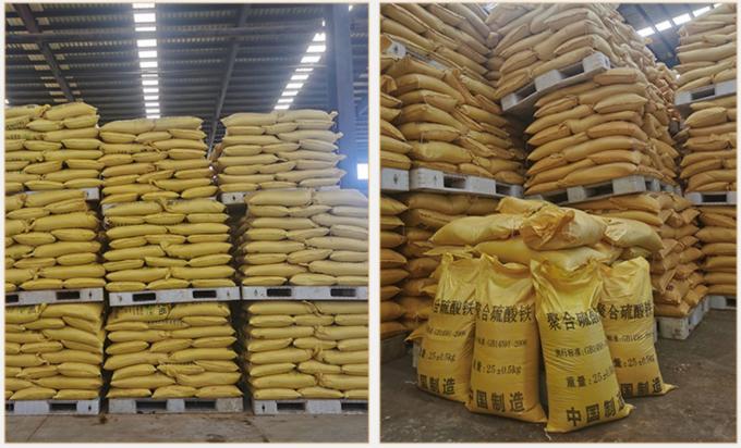 Sulfate ferrique ferrique polymère ferrique du sulfate des produits chimiques 22% de traitement de l'eau de sulfate poly (PFS) 2