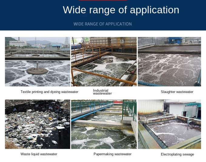 Traitement des eaux usées domestique d'eaux usées industrielles de solvant de dégradation d'azote d'ammoniaque