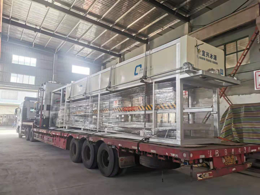 machine à glace du bloc 20T conduisant au type commercial de refroidissement direct de machine de bloc de glace de réfrigérateurs