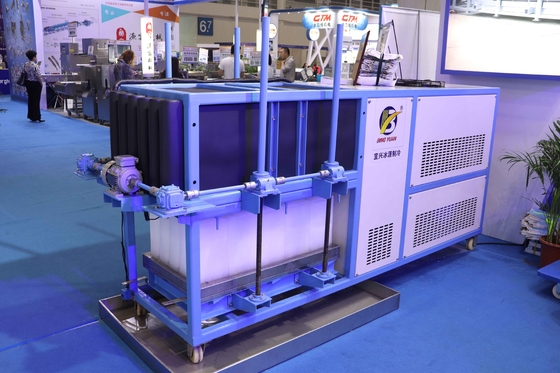 machine à glace du bloc 0.5T conduisant au type commercial de refroidissement direct de machine de bloc de glace de réfrigérateurs