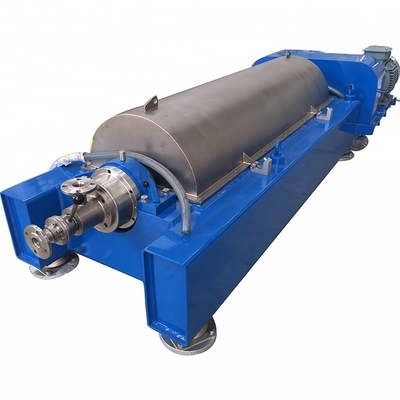 Phase de asséchage de la centrifugeuse 3 de décanteur de boue