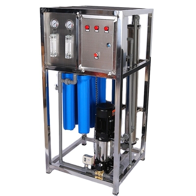 Système d'osmose d'inversion d'acier inoxydable 500LPH pour le traitement de l'eau