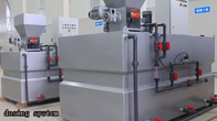 Polymère chimique de PAM PAC dosant la machine pour l'usine de traitement des eaux résiduaires