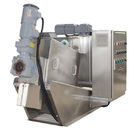 Protection de l'environnement de asséchage multi d'eaux d'égout d'épuration de machine de presse à vis de disque