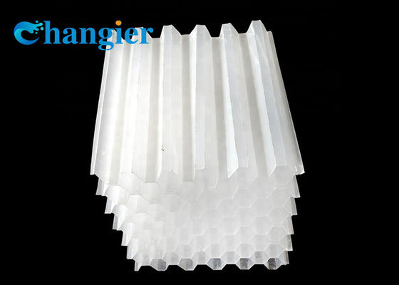 feuille hexagonale de purificateur de colon de tube de lamelle de nid d'abeilles de 80mm