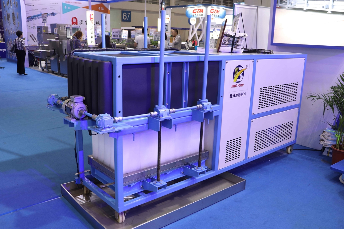 machine à glace du bloc 0.5T conduisant au type commercial de refroidissement direct de machine de bloc de glace de réfrigérateurs