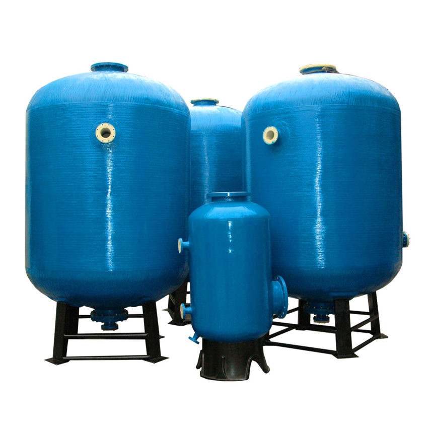 Couleur de bleu de cuve de stockage d'eau de réservoir de récipient à pression de RO du traitement de l'eau FRP