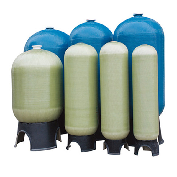 Récipients à pression composés de FRP sous pression de réservoir de fibre de verre de stockage fait sur commande de l'eau minérale
